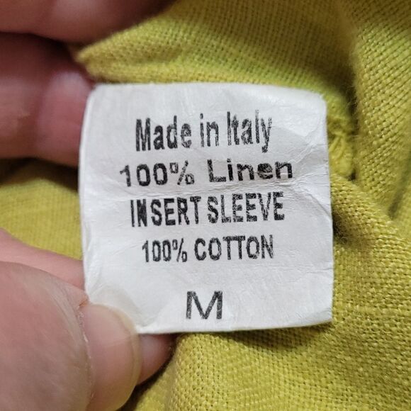 Terzo Millennio Itay made Linen top - Picture 5 of 7